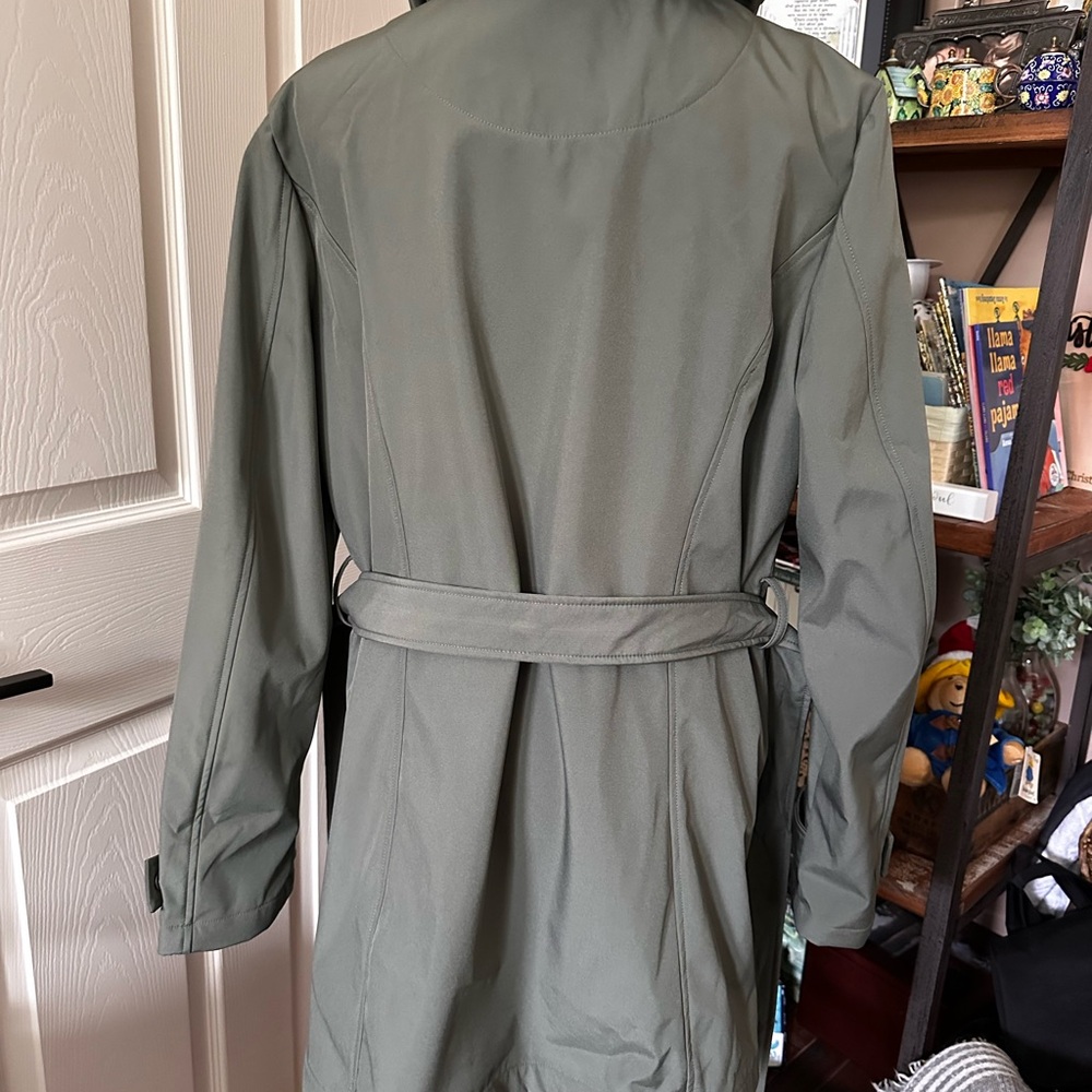 Women's Nautica Weatherproof Olive Green Jacket NWOT. Large. Spring raincoat. - Picture 5 of 8